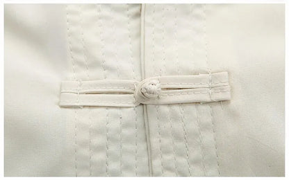 Chinese Men Cotton Kung Fu Suit Embroidery  Wu Shu Uniform Tai Chi Clothing Short Sleeve Shirt+Pant M L XL XXL XXXL MS013