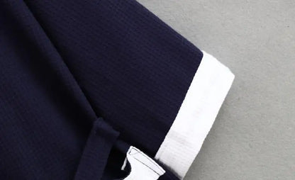 Cotton Waffle Men Kimono Bathrobe Gown Sleepwear Couple Black Robe Nightwear Loose Casual Sauna Yukata Spring Summer Home Wear