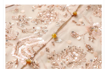New Chinese Style Women Vest Traditional Tang Clothes Qipao Tops Luxury Sequin Bead Waistcoat Jacket Sexy Sleeveless Blouse Coat