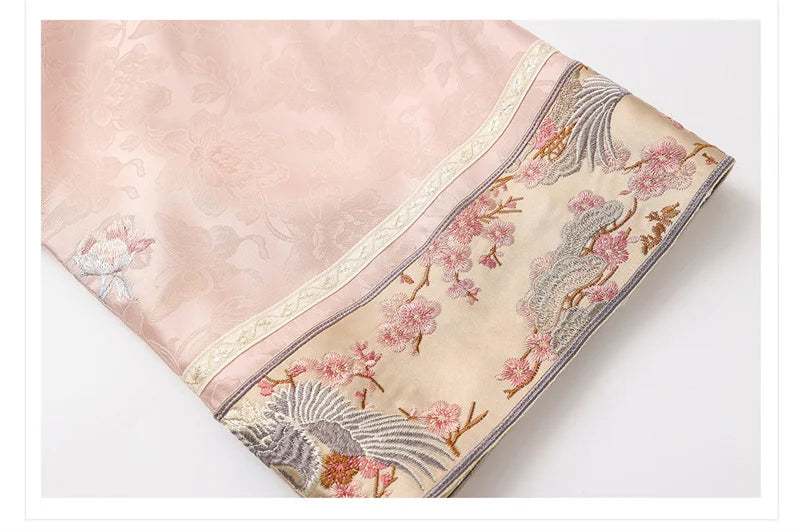 Chinese Style Tang Clothes Jacquard Embroidery Hanfu Cardigan Coat Retro V-Neck Qipao Top Jacket Spring Summer Women's Outwear