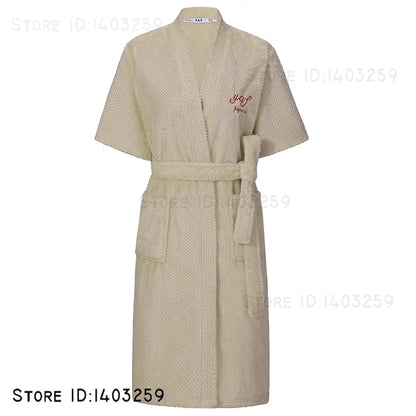 Plus Size 3XL Flannel Robe Kimono Bathrobe Gown Winter New Couple Sleepwear Home Clothes Loose Coral Fleece Nightwear Loungewear