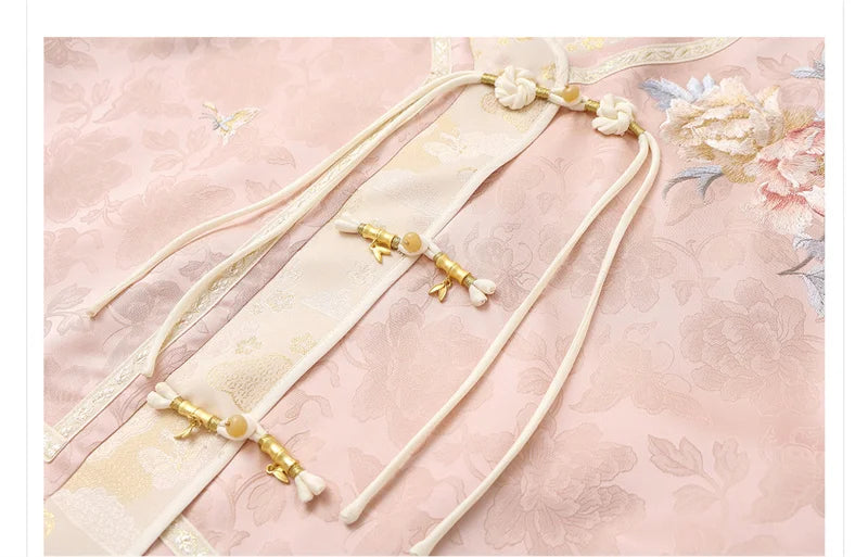Chinese Style Tang Clothes Jacquard Embroidery Hanfu Cardigan Coat Retro V-Neck Qipao Top Jacket Spring Summer Women's Outwear