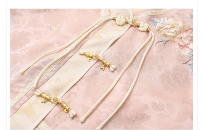 Chinese Style Tang Clothes Jacquard Embroidery Hanfu Cardigan Coat Retro V-Neck Qipao Top Jacket Spring Summer Women's Outwear